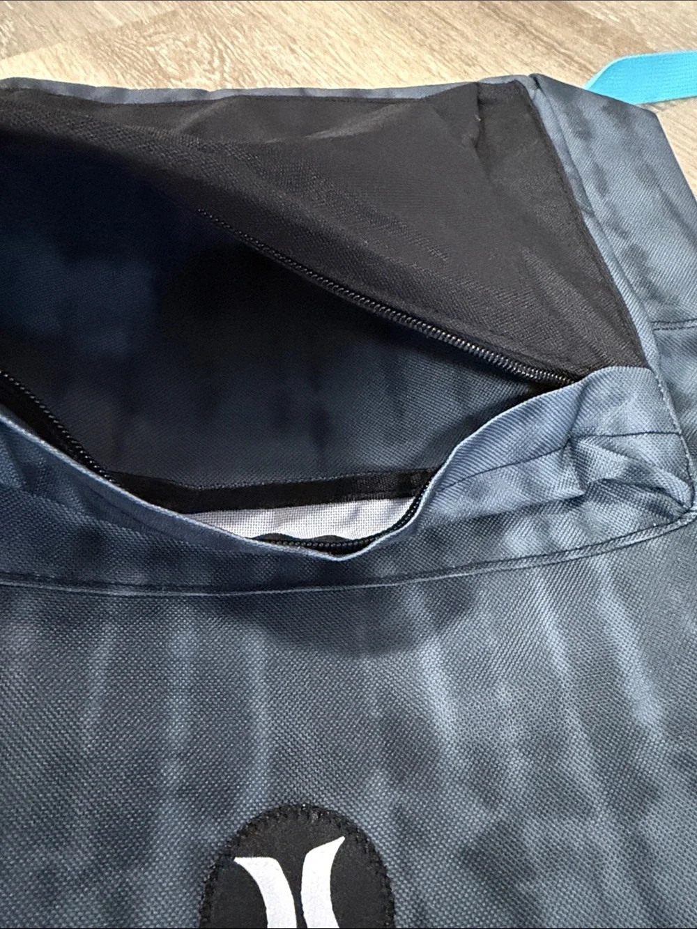 Hurley Slate Blue & Black Backpack with Teal Accents